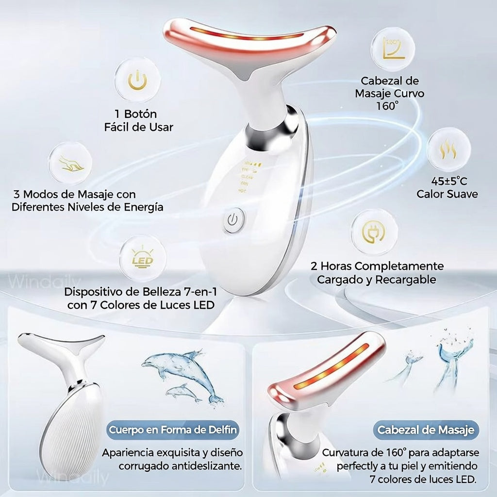 Estimulador Facial/Cuello - LA ROSÉ