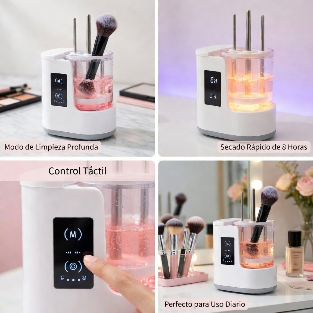 Limpiador/Secador de brochas eléctrico - LA ROSÉ