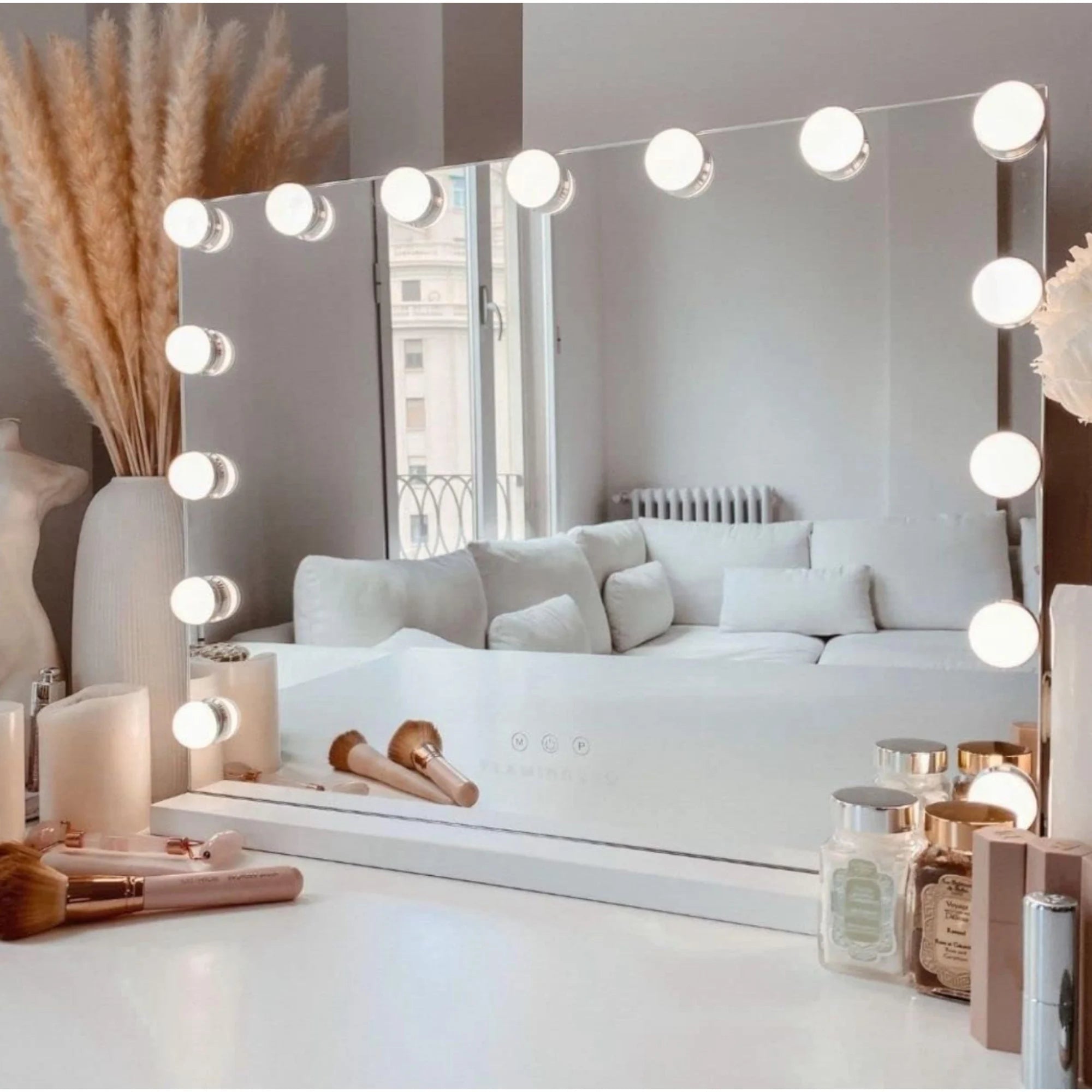Espejo Tocador LED de 18 Luces - LA ROSÉ