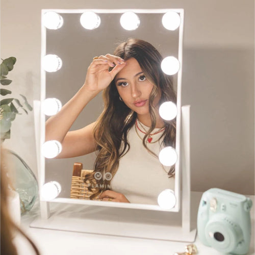 Espejo Tocador LED de 18 Luces - LA ROSÉ