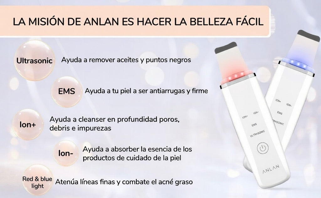 Limpiador Facial Ultrasónico - LA ROSÉ