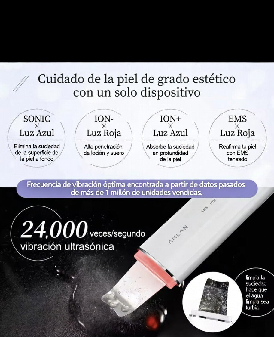 Limpiador Facial Ultrasónico - LA ROSÉ