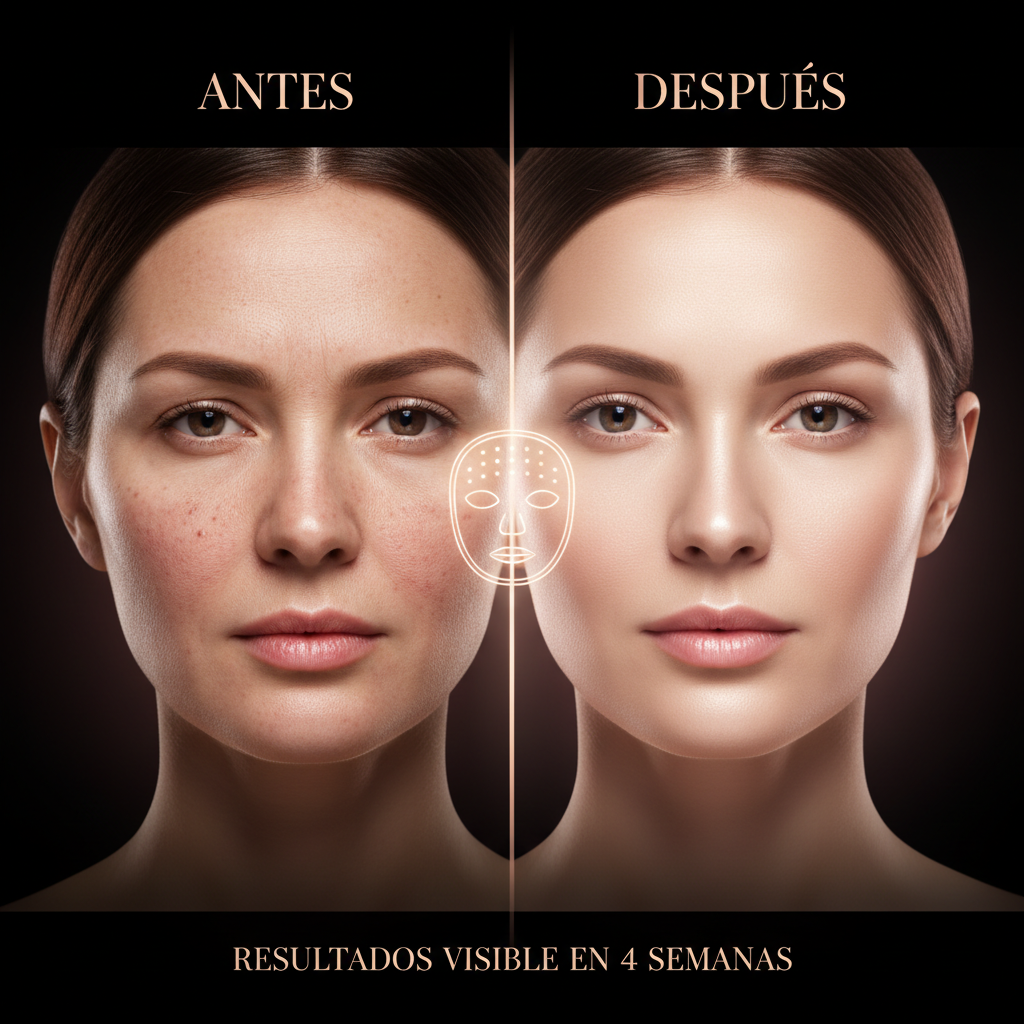 Máscara facial LED recargable de 7 colores