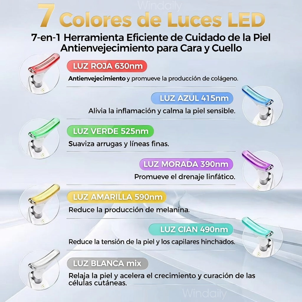 Estimulador Facial/Cuello - LA ROSÉ