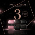 Paquete Premium - 2 Negros + 1 Rosa