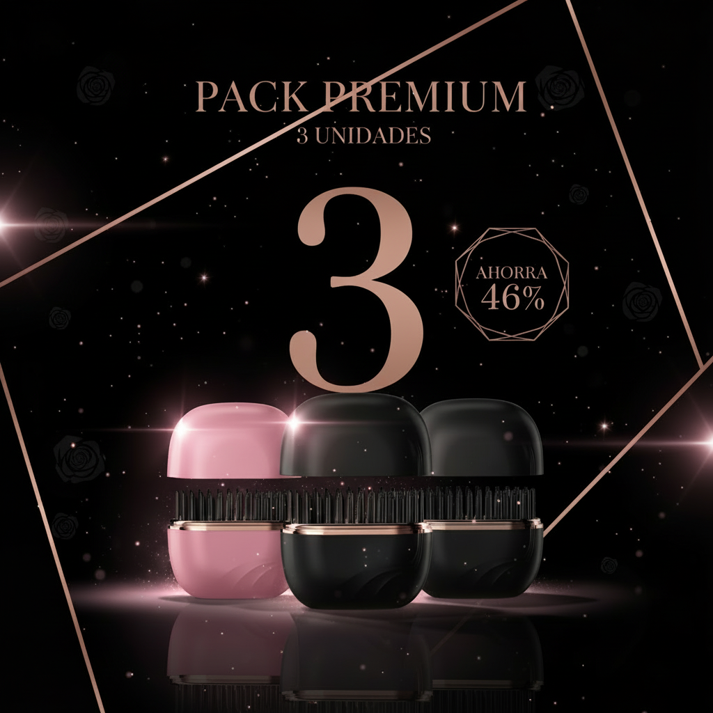 Paquete Premium - 2 Negros + 1 Rosa