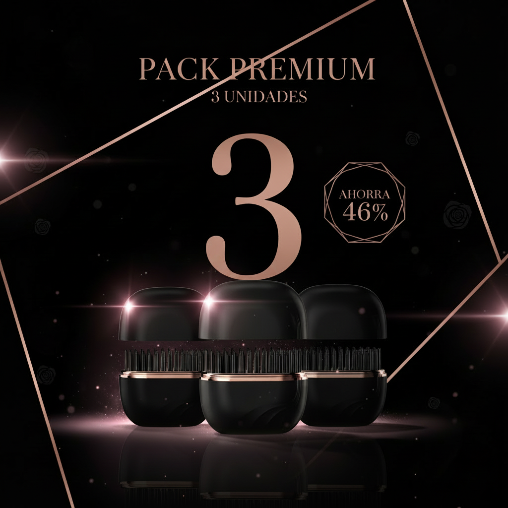 Paquete Premium - 3 Peines Negros