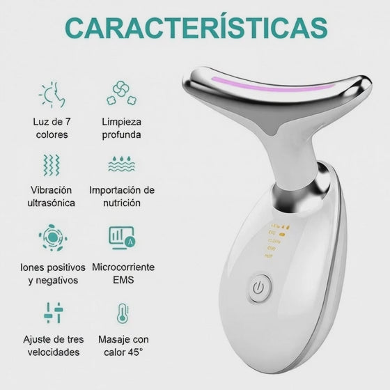 Estimulador Facial/Cuello - LA ROSÉ